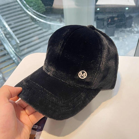 Lady Soft Fur Blended Baseball Caps-WF01370-Veeddydropshipping