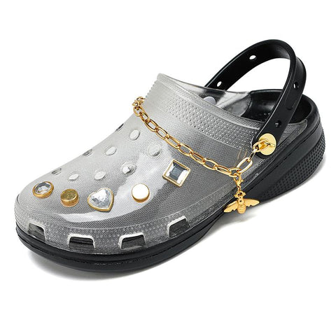 High Heels Chain Garden Shoes Outdoor Non-Slip Beach-BS00883-Veeddydropshipping