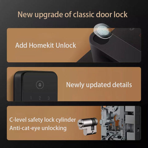 Fingerprint   Bluetooth Passward NFC Homekit Unlock-CO00586-Veeddydropshipping