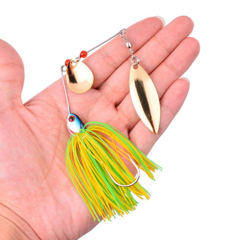 1pcs Spinner Bait 10G 16G 17G Metal Lure Hard Fishing Lure Spinner Lure Spinnerbait -OS00394-Veeddydropshipping