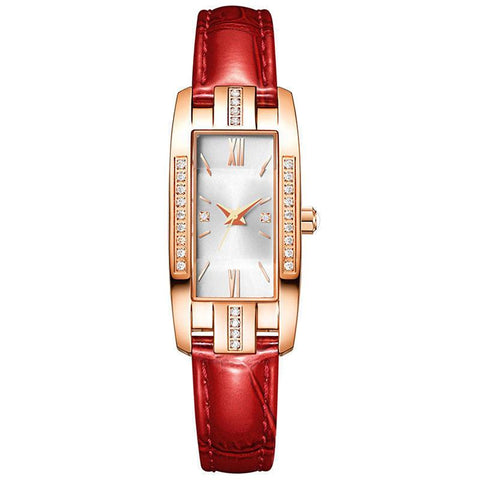 Green Wrist Clock Diamond Quartz Watch Ladies Watches -JW00955-Veeddydropshipping