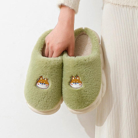 Slippers Men Women Indoor Floor Flat Solid Colo Home Non-slip-BS01296-Veeddydropshipping