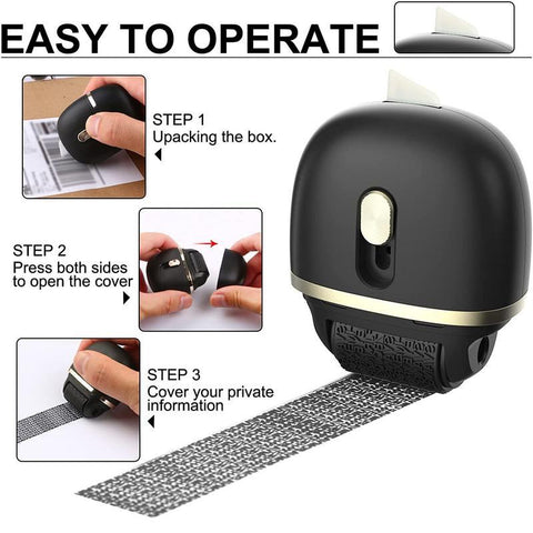 Theft Protection Roller Stamp Privacy Seal-HA00123-Veeddydropshipping