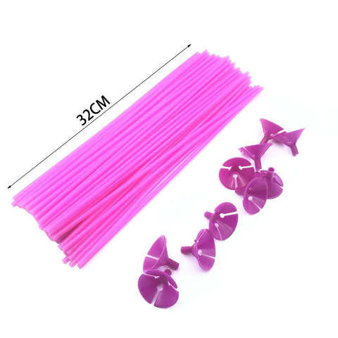 Latex Balloon Stick Plastic Balloon Holder Cups-HA00604-Veeddydropshipping