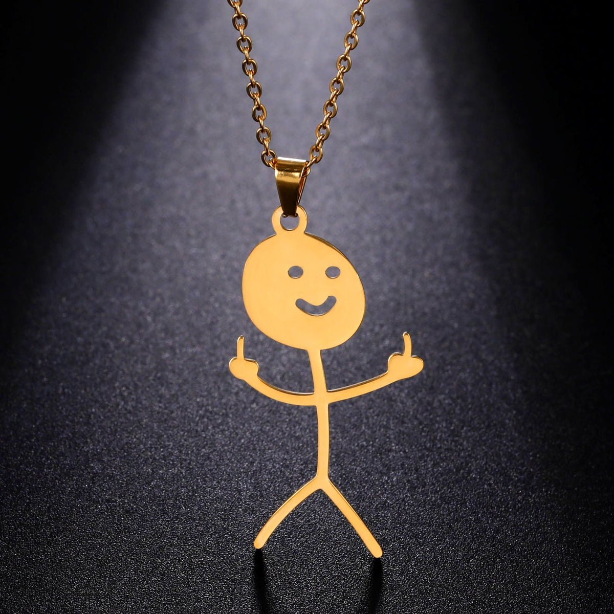 Stainless Steel Hip Hop Pendant Necklaces for Women -JW01269-Veeddydropshipping