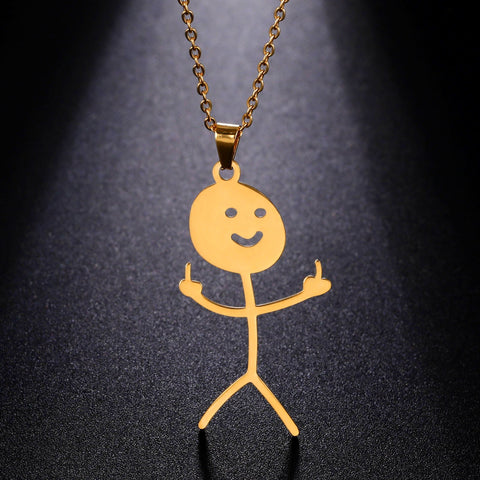 Stainless Steel Hip Hop Pendant Necklaces for Women -JW01269-Veeddydropshipping