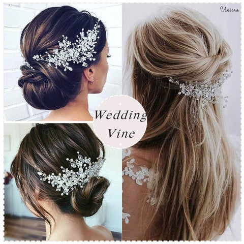 Fashion Silver Color Handmade Headband Wedding -JW00531-Veeddydropshipping
