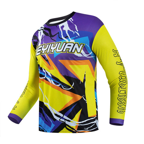 2022 Long Sleeve Cycling Jersey Men Downhill T-shirt Motocross Shirt Outdoor Bike-OS01124-Veeddydropshipping