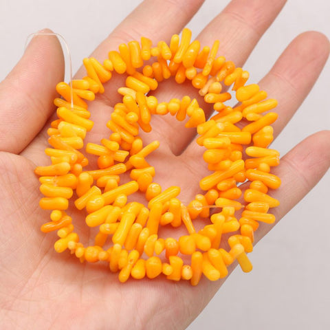 Natural Stone coral beads for Jewelry Making  DIY -JW01551-Veeddydropshipping