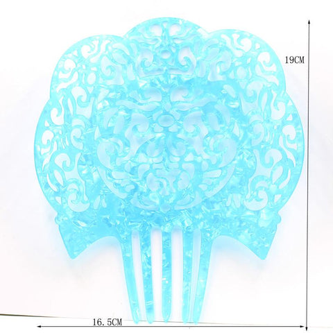 Acetic acid plate wedding hair accessories  -JW00470-Veeddydropshipping