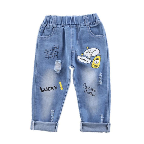 Baby Jeans Solid Color boyJeans For boys Spring Autumn Jeans Baby boys-TB01308-Veeddydropshipping