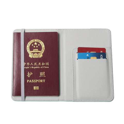  PU Sublimation Passport Holder Cover Blank DIY Travel Passport Holders With Wallet Covers For Gifts-Veeddydropshipping