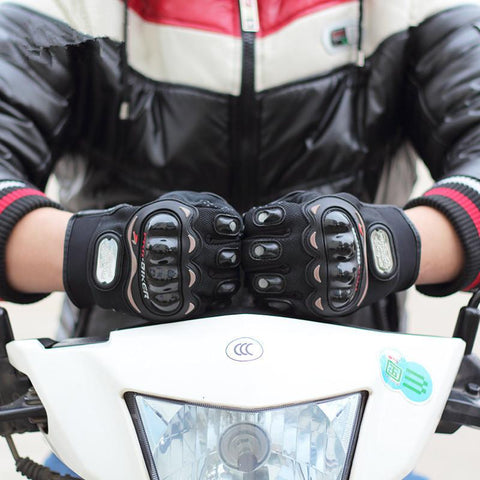 4 Season Leather Gloves Racing Glove-CO00663-Veeddydropshipping