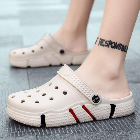 Wear-resistant Clogs Garden Shoes Hole Shoes Outdoor Baotou-BS01501-Veeddydropshipping