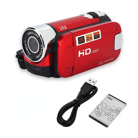 16MP Digital Camcorder 720P Full HD DV Camcorder Digital Video Camera Degree Rotation -CE00340-Veeddydropshipping
