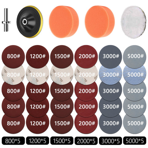 Car Polishing Sponge Pad Kit Wool Waxing Buffing Sponge-AM00479-Veeddydropshipping