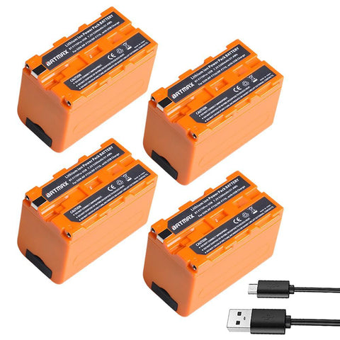 5200mAH USB Output NP-F750 F730 F770 Battery LED Power Indicator -CE00415-Veeddydropshipping