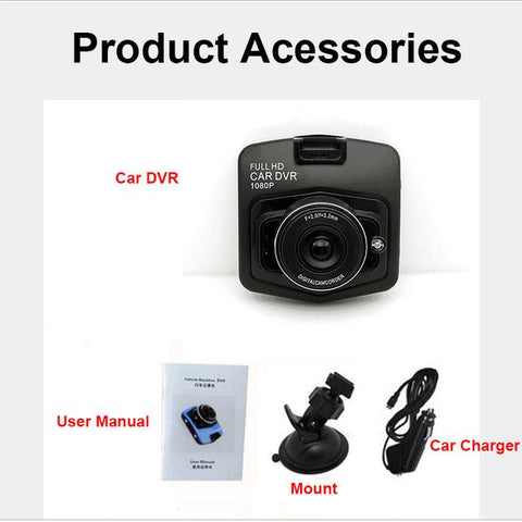 2.4&quot; Car DVR Rear View Camera Night Vision Car Dash Cam Loop-AM00561-Veeddydropshipping