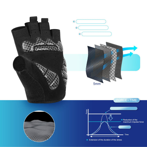 Cycling Gloves Mountain Bike Gloves Half Finger Road Racing Bicycle Glove -OS01085-Veeddydropshipping