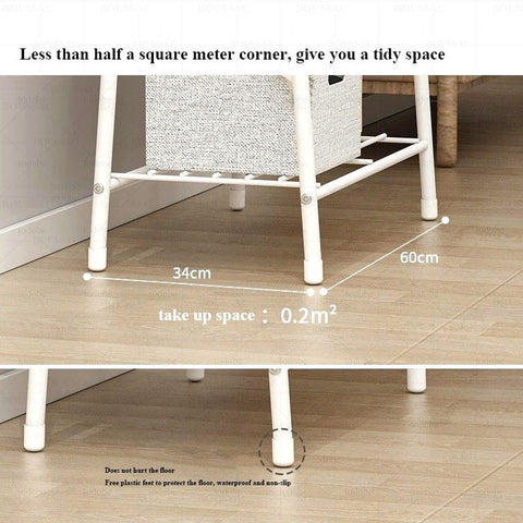 Floor Clothes Rack Standing Hangers Wooden Hanger-HA01563-Veeddydropshipping