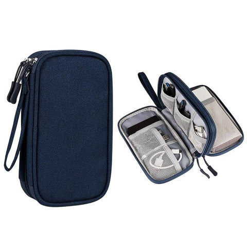 Mobile Phone Power Adapter Charger Cables Waterproof Pouch Bag-Veeddydropshipping