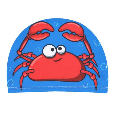 Swimming Cap for Children Elastic Fabric Cute Cartoon for Long Hair Lovely Kids-OS00106-Veeddydropshipping