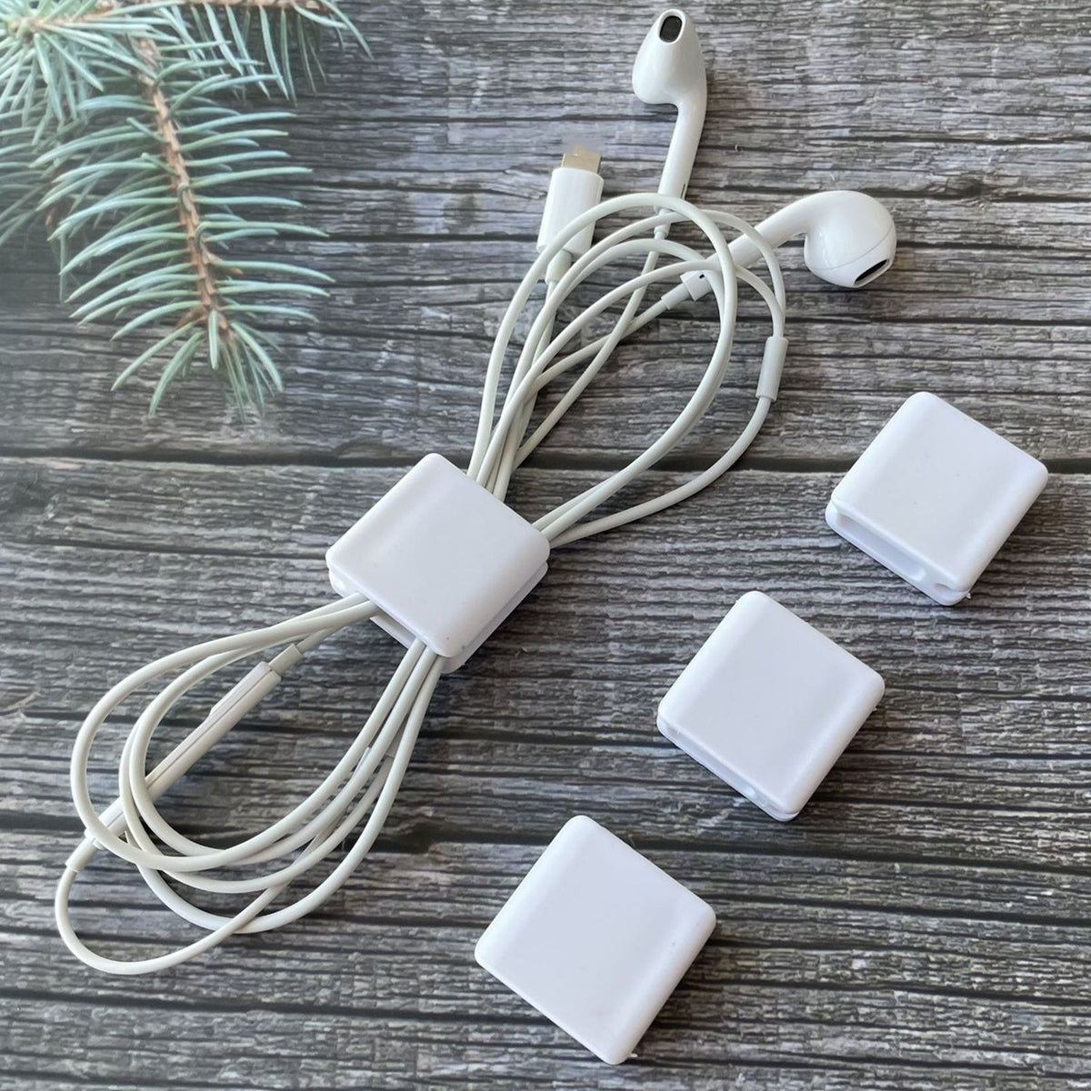 Wrap Holder Cable Clip Data Cord Wire Organizer Management Tidy for Wired Earphone-PA00944-Veeddydropshipping