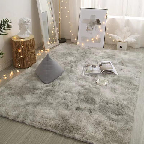 Nordic tie-dye carpet wholesale plush bedroom blanket-HA00426-Veeddydropshipping