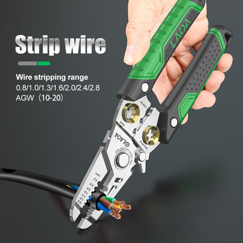Wire Stripper Cable Cutte Pliers Tool-TI00058-Veeddydropshipping