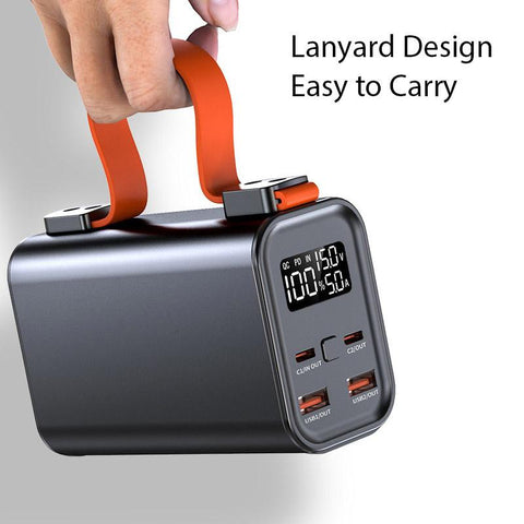 100W Power Bank Portable Powerbank 30000mAh Type C PD Fast Charging Outdoor External-PA00071-Veeddydropshipping