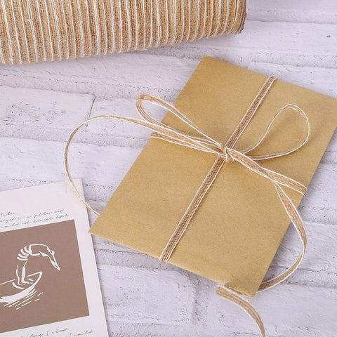 Rope Burlap Hessian Ribbon with Lace-HA00100-Veeddydropshipping