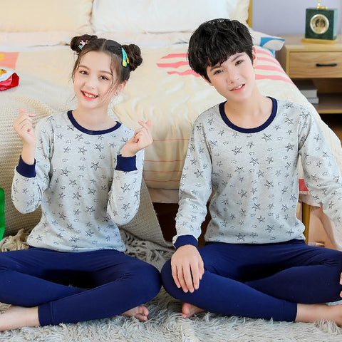 Big Boys Pajamas Winter Long Sleeved Children&#39;s Clothing Sleepwear-TB01061-Veeddydropshipping