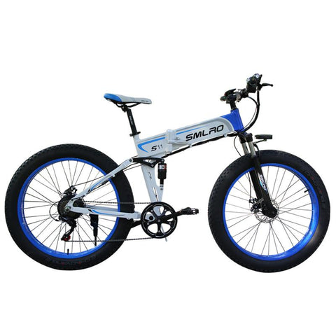 S11 Folding Electric Bike Bicycle 48V 1000W 13AH Battery 26 Inch Fat Tire Foldable -OS01002-Veeddydropshipping