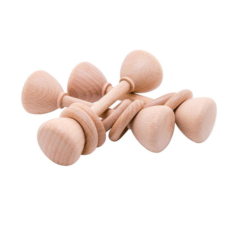 Wood Rattle Baby Toys Montessori Ball Baby Play Gym Teething Ring-TB00518-Veeddydropshipping