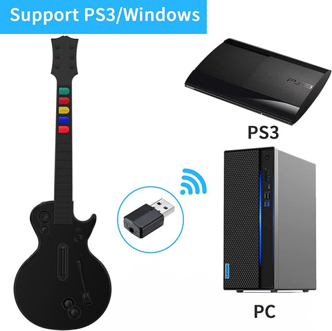 DOYO Wireless Guitar Hero Controller for PC PS3 Compatible With Clone-CE01319-Veeddydropshipping