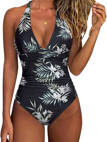 One Piece Swimsuit Women Tummy Control One Piece Swimsuits High Waisted Sexy -OS00054-Veeddydropshipping
