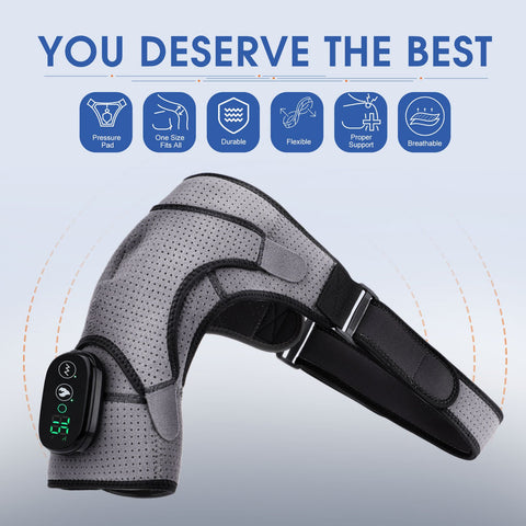 Rechargeable Heated Shoulder Brace Dislocation Shoulder-BH00889-Veeddydropshipping