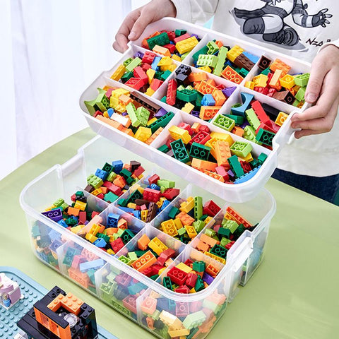 Building Blocks Storage Box Stackable Toys-HA00807-Veeddydropshipping