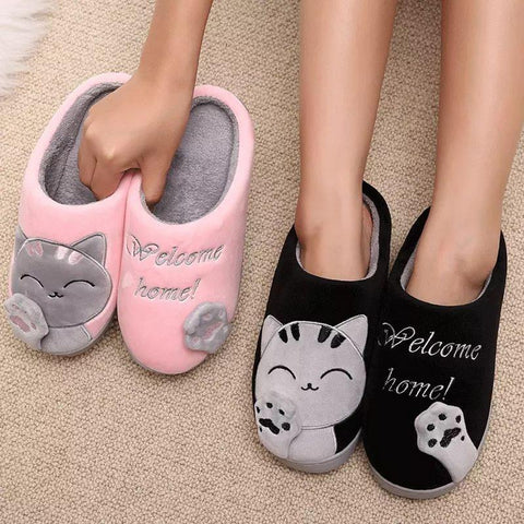 Embroidered Round Toe Flats Indoor Women&#39;s-BS01140-Veeddydropshipping