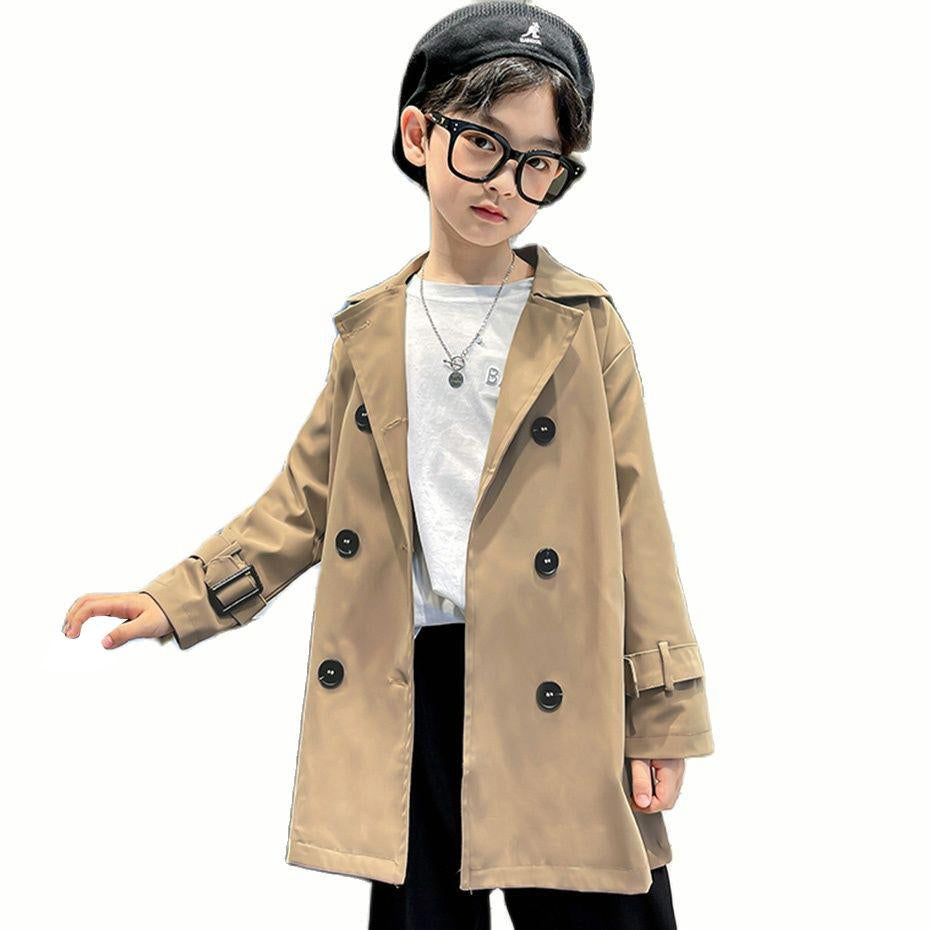 Boys Long Jacket Outewerar Kids Spring Coats-Veeddydropshipping