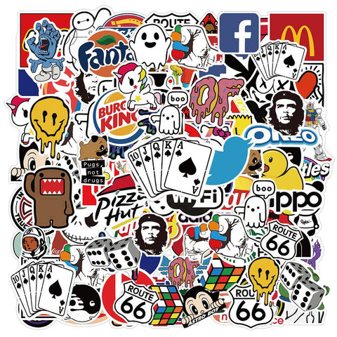 10/30/50/100PCS Cool Fashion Brand Logo Stickers Aesthetic Skateboard-TB01632-Veeddydropshipping