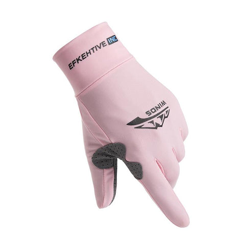 Outdoor Fishing Cycling Gloves Summer Thin Ice Silk Breathable Male Sports Running -OS01181-Veeddydropshipping