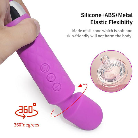 AV Vibrator for Women Clitoris Stimulator USB Rechargeable Massager Goods -BH01298-Veeddydropshipping