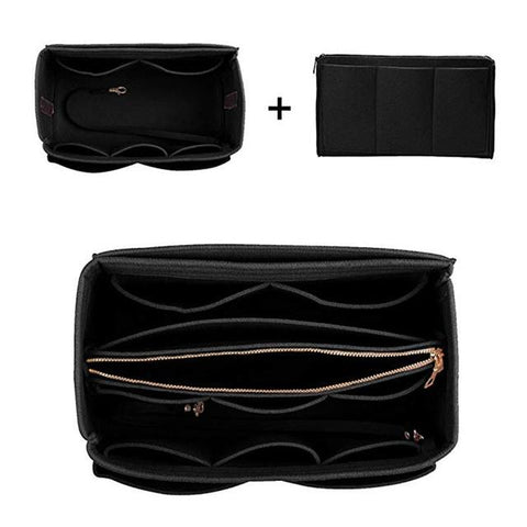 Felt Bag with zipper, Travel Inner Purse, Fit Cosmetic Bags-BS00544-Veeddydropshipping