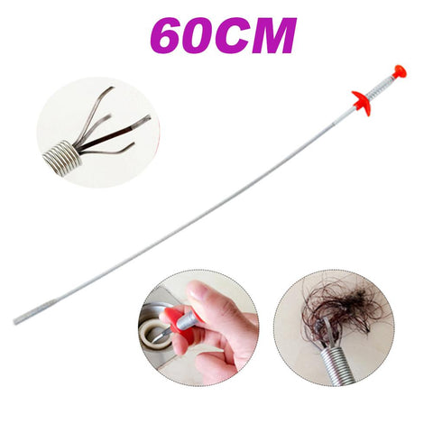 Dredging Brush Bathroom Hair Sewer Sink Cleaning Brush-HA01092-Veeddydropshipping
