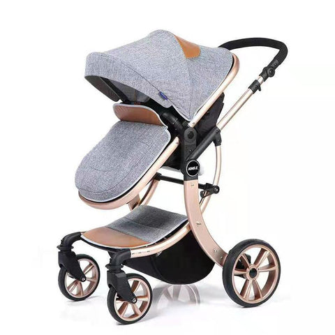 New Baby stroller 2 in 1,Green baby carriage folded stroller high lands-TB00377-Veeddydropshipping