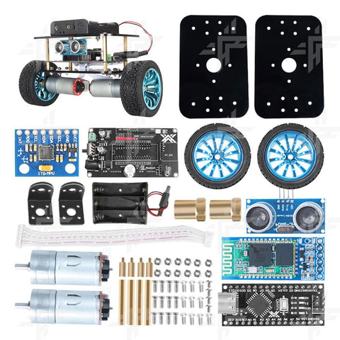 4WD Smart Automation Robot Car Kits For Arduino Project Upgraded -CE00657-Veeddydropshipping