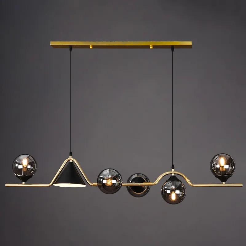 Modern Glass Ball Led Ceiling Chandelier-TI00407-Veeddydropshipping