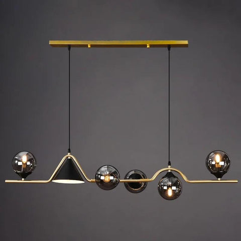 Modern Glass Ball Led Ceiling Chandelier-TI00407-Veeddydropshipping
