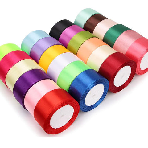 25 Yards/Roll 40mm Silk Satin Ribbon for Wedding-HA00008-Veeddydropshipping